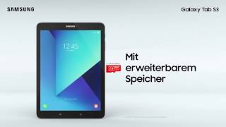 Das neue Samsung Galaxy Tab S3 mit erweiterbarem Speicher [upl. by Ziguard]