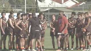 Aboriginal AFL Academy  Day 1  April 30 2014 [upl. by Casanova445]