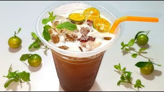 Cách làm trà tắc xí muội bằng trà lipton ngon đơn giản tại nhà  Combo Món Ăn [upl. by Gabor958]