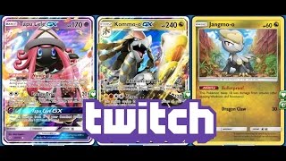 Twitch Stream Kommoo GX Deck Gaurdians Rising Stream [upl. by Ienttirb]