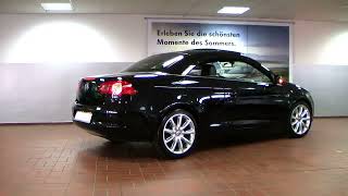 Volkswagen Eos 20 TDI DSG Individual Deep Black Perleffekt 8V056836 autohaus czychy [upl. by Emmeram]