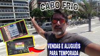 VENDAS E ALUGUÉIS DE IMÓVEIS PARA TEMPORADA EM CABO FRIO NA PRAIA DO FORTE [upl. by Arta]