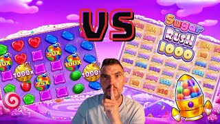 BONUS BATTLE SUGAR RUSH 1000 CONTRE SWEET BONONZA 1000🥵 [upl. by Novets]