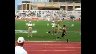 Zarate Wins Heat in 110Meter Hurdles in Texas Relays [upl. by Kirima950]