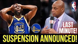 SHOCKED THE NBA WARRIORS FANS ARE PANICKED BIG PUNISHMENT FOR DRAYMOND GREEN GOLDEN STATE NEWS [upl. by Kessel]