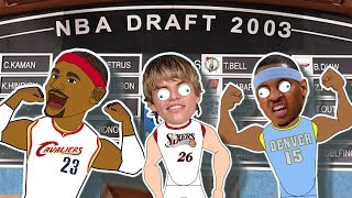 The LAST 3 active players from the 2003 NBA Draft NBA Animation [upl. by Suoivatnom]