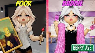 POOR to BADDIE in BERRY AVENUE  ISAPLAYS ROBLOX [upl. by Pulling]