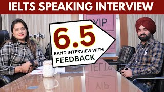 Band 65  IELTS Speaking Interview With Feedback 2023  Sapna Dhamija [upl. by Odnomar95]