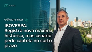 Gráficos no Radar l IBOVESPA Registra nova máxima históricamas cenário pede cautela no curto prazo [upl. by Natalie]