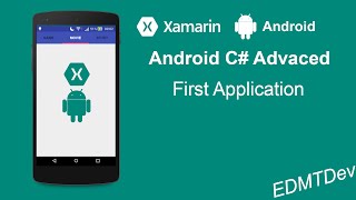 Xamarin Android Tutorial  First App [upl. by Oriaj]