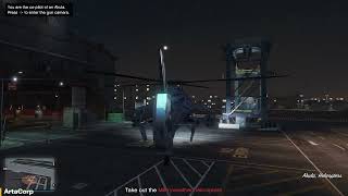 20241101  GTA v online Kosatka Heist Prep Stealth Helicopter [upl. by Atikan]