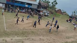 Lungthung vollybal game dewon chowk tumtang vs falam dhungga [upl. by Yanttirb]