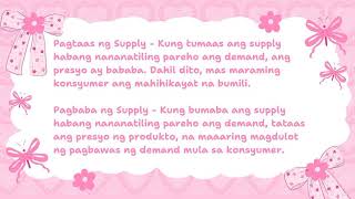 Interaksyon ng demand at supplyTactvids 9tactful [upl. by Gherardo]