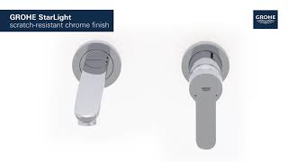 GROHE Eurostyle Cosmopolitan  Single Lever Wallmounted Basin Mixer [upl. by Yennor]