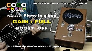 Pignose Booster ★ピグノーズ オーバードライブ SG special 2016 ～piggy [upl. by Loats806]