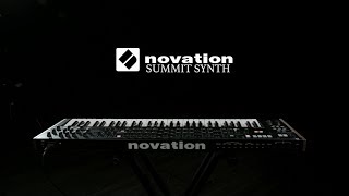 Novation Summit Hybrid Synthesizer part 7  Audio Input  Gear4music [upl. by Kcyrred]