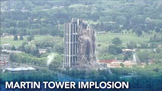 Defunct Bethlehem Steels 21story HQ Martin Tower imploded [upl. by Rimma33]