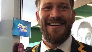 Hilarious Frans Steyn interview [upl. by Kecaj454]