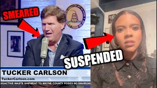 Tucker Carlson Calls Out Babylon Bee CEO amp Candace Owens Suspended From YouTube Explained [upl. by Gemoets]