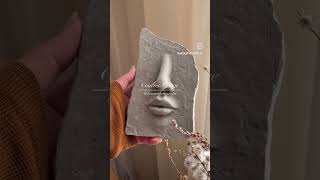 Handmade Concrete Sculpture Home Decor  Cement [upl. by Yankee]