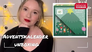 ener Bio Adventskalender Unboxing 😍✨ Rossmann 🎄👌 SaragoesSahara [upl. by Smada]