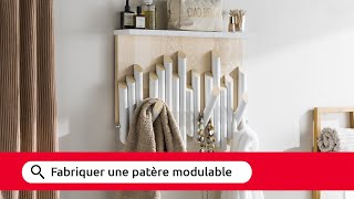 Tuto  Fabriquer une patère modulable 🔨 [upl. by Sato503]