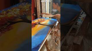 varnish varnishing acrylicpainting [upl. by Dyna834]