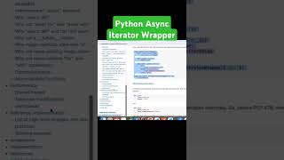 Python Async Iterator Wrapper coding python backend [upl. by Batruk]