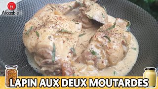 Recette de lapin aux 2 moutardes [upl. by Naneek]