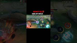 Gusion one hit build mlbb  mobilelegends mlbb shorts gusion trending [upl. by Ayik]