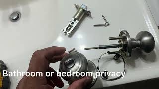 Door handle removal and reset [upl. by Linet]