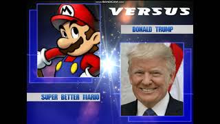 MUGEN  Super Better Mario amp Luigi vs Donald Trump [upl. by Mailand]