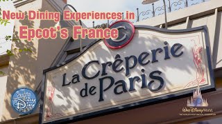 Walt Disney World Resort  Epcot  France  Disney Dining  La Crêperie de Paris  Disney Parks [upl. by Dieter209]