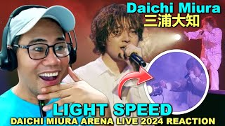 Daichi Miura 三浦大知  Light Speed  DAICHI MIURA ARENA LIVE 2024  LIVE TOUR 2023 「OVER」 REACTION [upl. by Beattie]