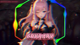 Nightcore  Crybaby 《 lyrics 》 [upl. by Parnas439]