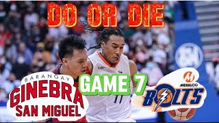 MERALCO BOLTS VS GINEBRA GAME 7 DO OR DIE GAME  ALLFILIPINO CUP 2024  SEMIFINALS [upl. by Strepphon]