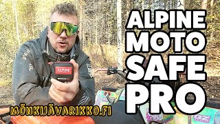 ALPINE MotoSafePro kuulosuojaimet nykyteknologialla [upl. by Bardo]