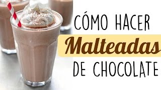 Como Hacer Una Malteada Facil  Cursos para Cafeterias [upl. by Kartis969]