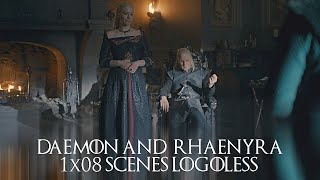 Daemon amp Rhaenyra 1x08 scenes Logoless without bg sounds [upl. by Odarnoc]