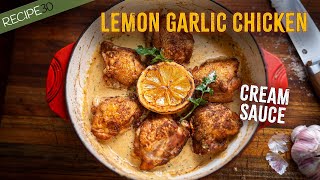 One Pan Lemon Garlic Chicken Perfection You Will Love [upl. by Jereme]