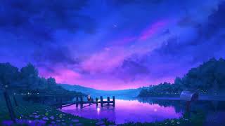 4K Anime Purple Evening Sky  Relaxing Live Wallpaper  1 Hour Screensaver  Infinite Loop [upl. by Mackenzie]