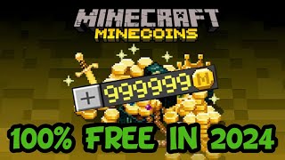 How To Get UNLIMITED FREE Minecoins In Minecraft Glitch 2024 [upl. by Pacifica954]