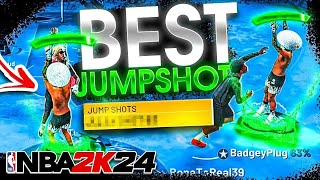 The BEST JUMPSHOTS for EVERY THREE POINT RATING  HEIGHT on NBA 2K24 [upl. by Flss737]