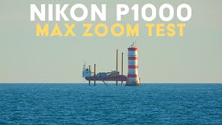 Nikon Coolpix P1000 Max Zoom Test  Lighthouse Repairs [upl. by Lahsram]