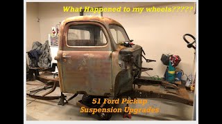 Modernizing a 1951 Ford Suspension to RackampPinion IFS Part 1 [upl. by Katina550]