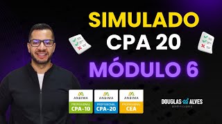 Simulado ANBIMA CPA 20 Módulo 6 PGBL e VGBL [upl. by Tiossem]