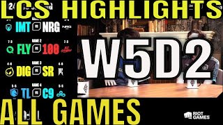 LCS Highlights Week 5 Day 2 ALL GAMES  LCS Spring 2024 W5D2 [upl. by Willie]