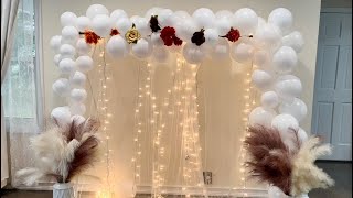 Easiest Balloon Arch Less than 10 balloon arch diy howto dollar [upl. by Neema]