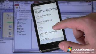 Office 365 and Windows Phone 7  Pocketnow [upl. by Ennaillek814]