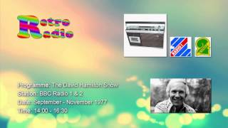 BBC Radio 1 amp 2  David Hamilton Show  1977 [upl. by Kinney804]